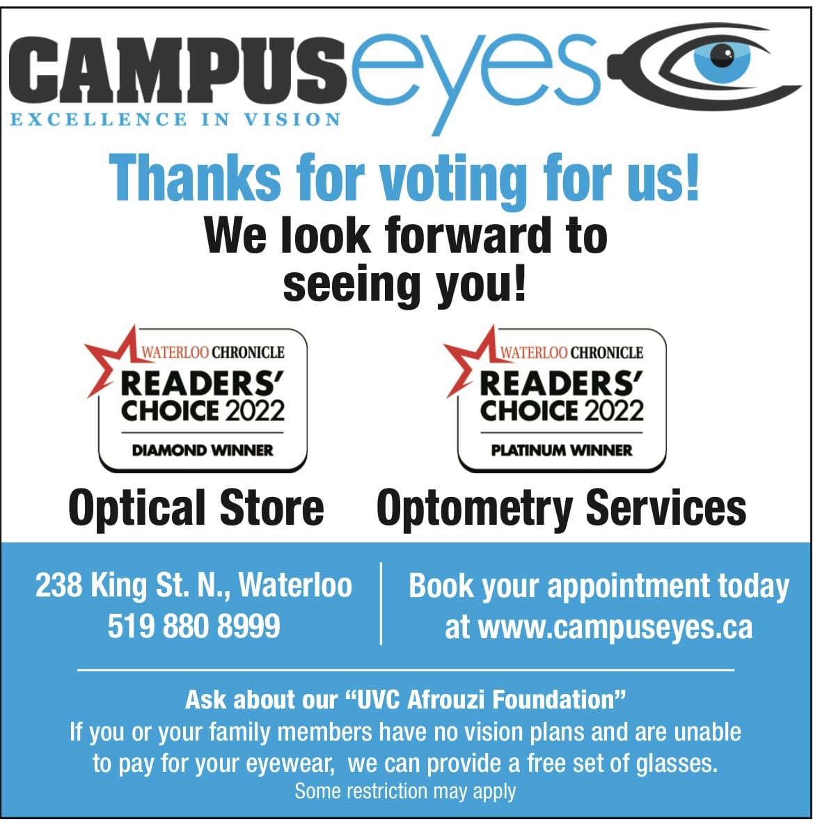 Readers Choice Award 2022 - Campus Eyes